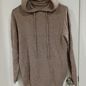Source Unknown Tan Hoodie Sweatshirt